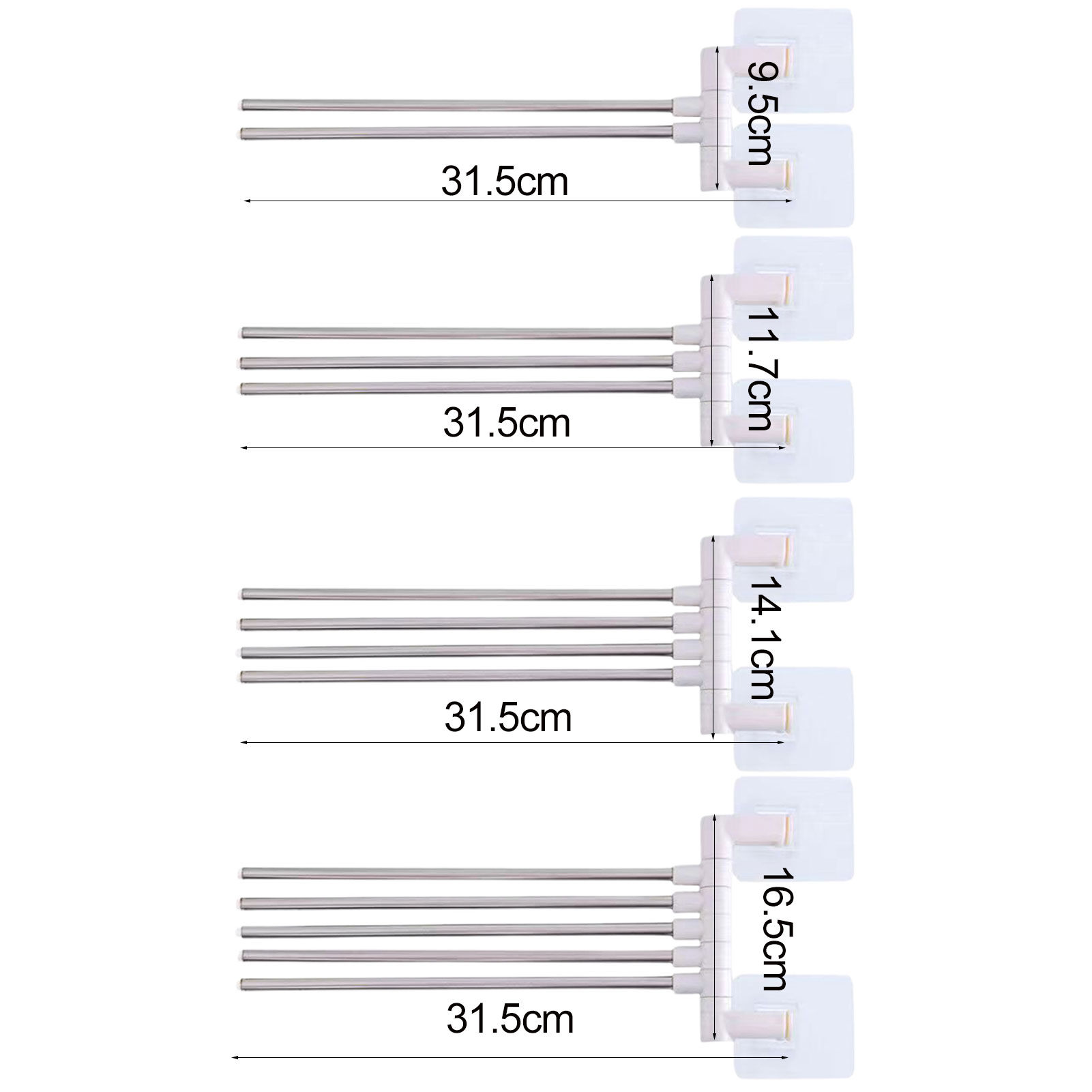 Portavalo asciugamano da bagno nordico porta asciugamano rotabile spazio ABS 2/3/4/5 a 5 bar appendiabiti da cucina carta da cucina montata montata