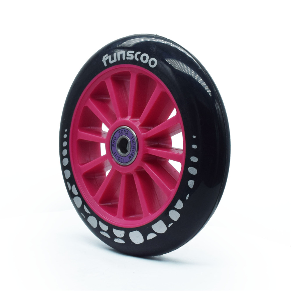 Ruote da 125 mm da 24 mm scooter 2 ruote scooter pattinaggio pattinaggio pattini in linea scarpe ruedas 125 pneumatico 88a durevole PU /lotto