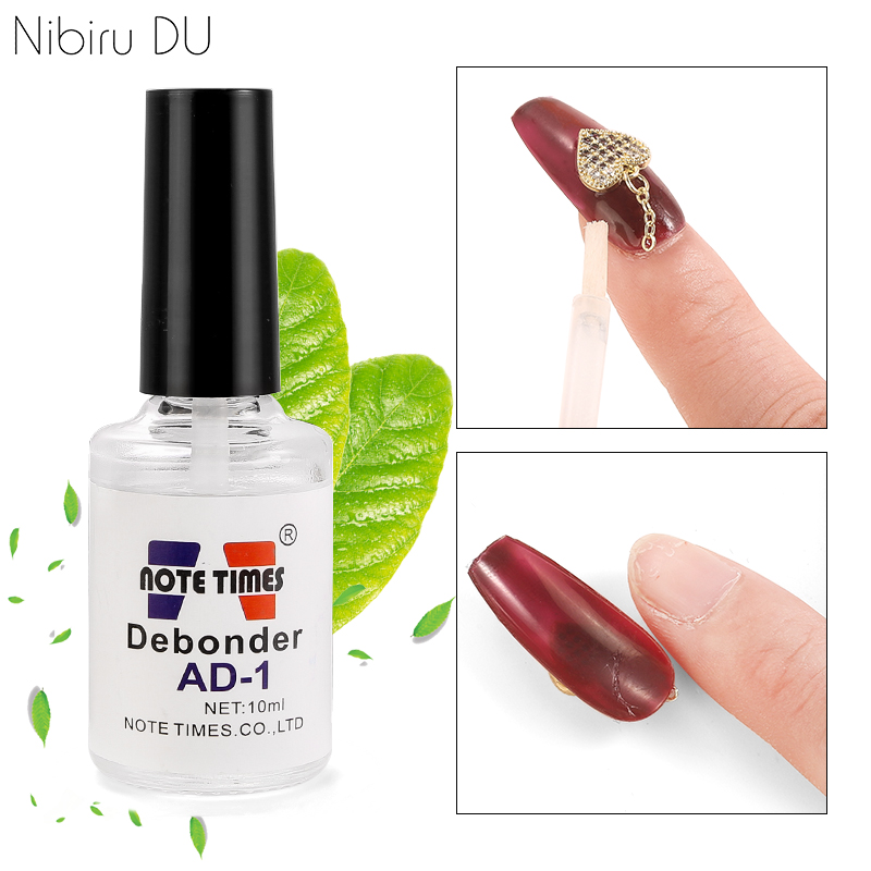 10ml Nail Polish Remover For False Nails Tips Rhinestone Remover Debonder Manicure Cleaner Degreaser Liquid Accessories Tools