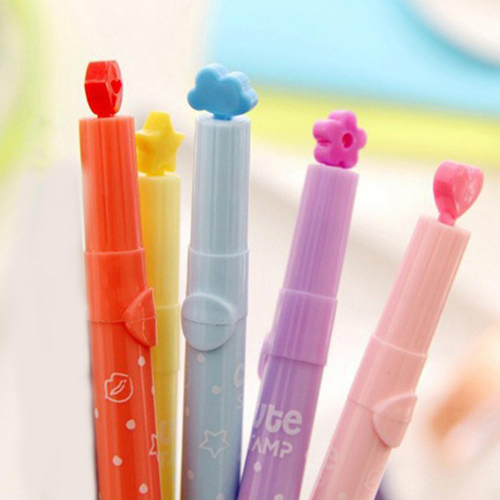 niedliche Süßigkeiten -Farbstempel Highlighters Kreative Markierungsstift -Schreibwaren Büro Highlighters Geschenke für Kinder Kinder