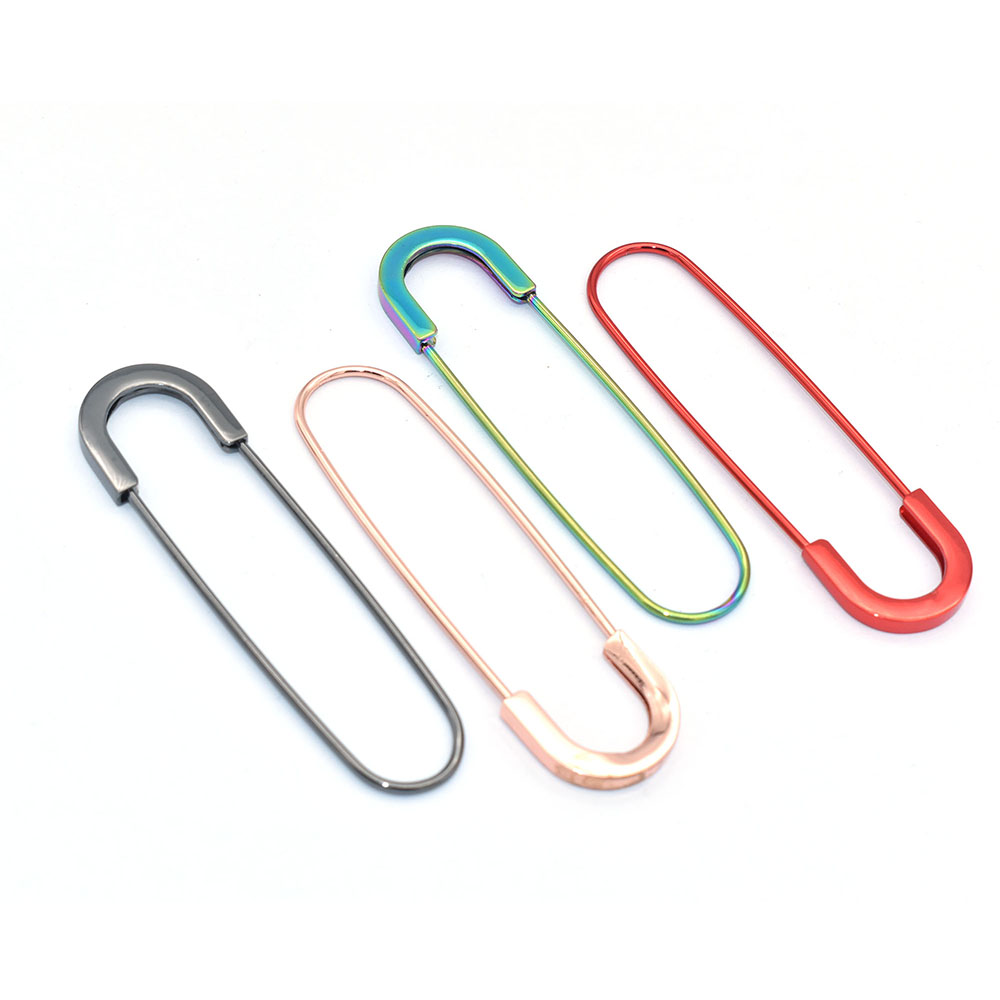 80 mm Regenbogen große Sicherheitsstifte Nähstifte Brosche Kilt Pins Metallnadel Riesen Jumbo Sicherheitsstifte für Kleidungsbekleidung Zubehör