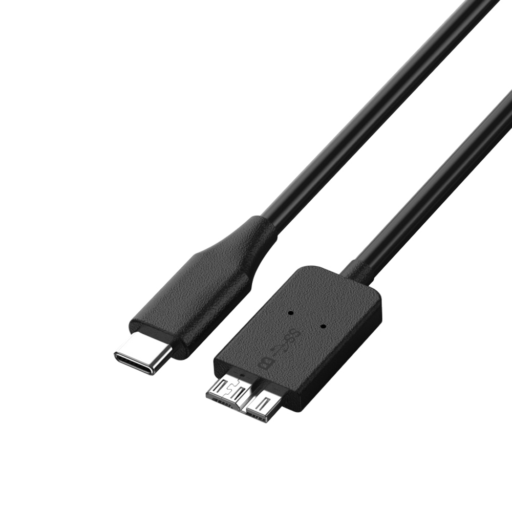 USB C to Micro B 3.0 Cable 5Gbps 3A Fast Data Sync Cord For Macbook Hard Drive Disk HDD SSD Case USB Type C Micro B Cable