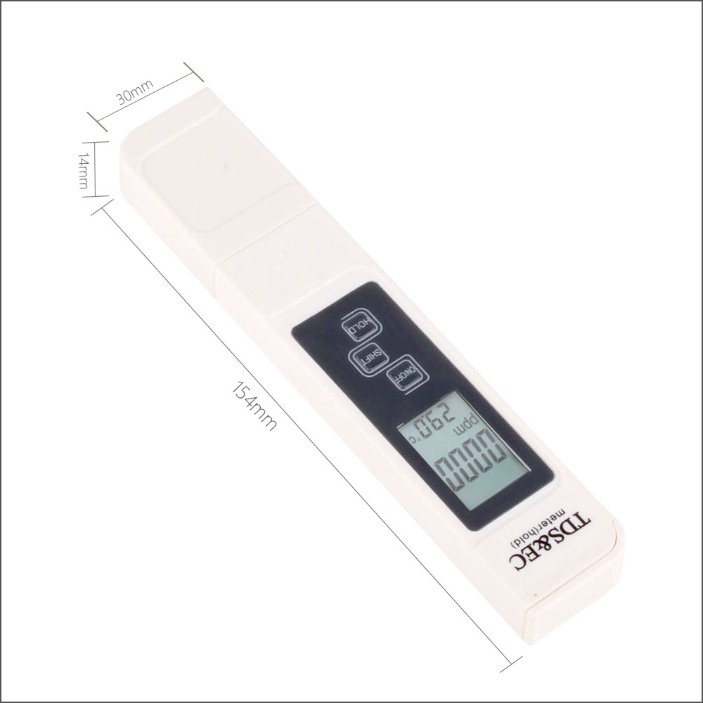 RZ PH/EC Meter Monitor Detector Aquarium Digital Professional Water Quality Tester Portable Mini Acidity Meter PH Monitor