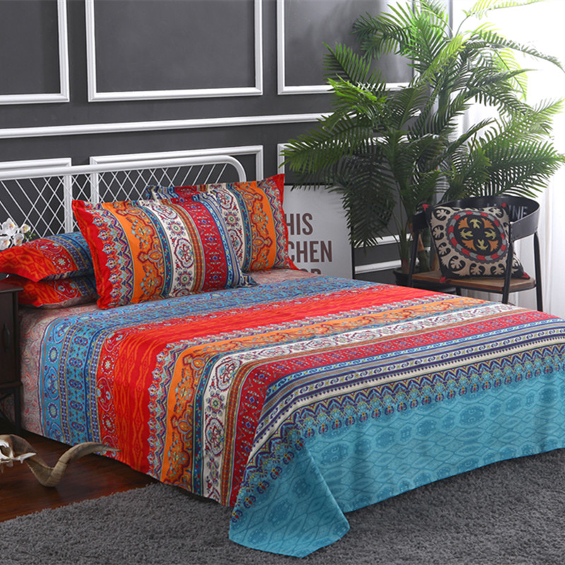 Fanaijia 3d Boheemse beddengoedsets Boho Gedrukte mandala dekbedovertrek set met kussensloop queen size bedlinen home textiel