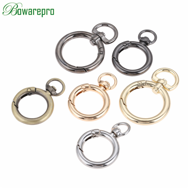 5st Swivel Clip Snap Hooks For Bag Buckle Holder Spring O Ring, Bag Hook, Round Trigger Spring Keyring Buckle DIY Accessories