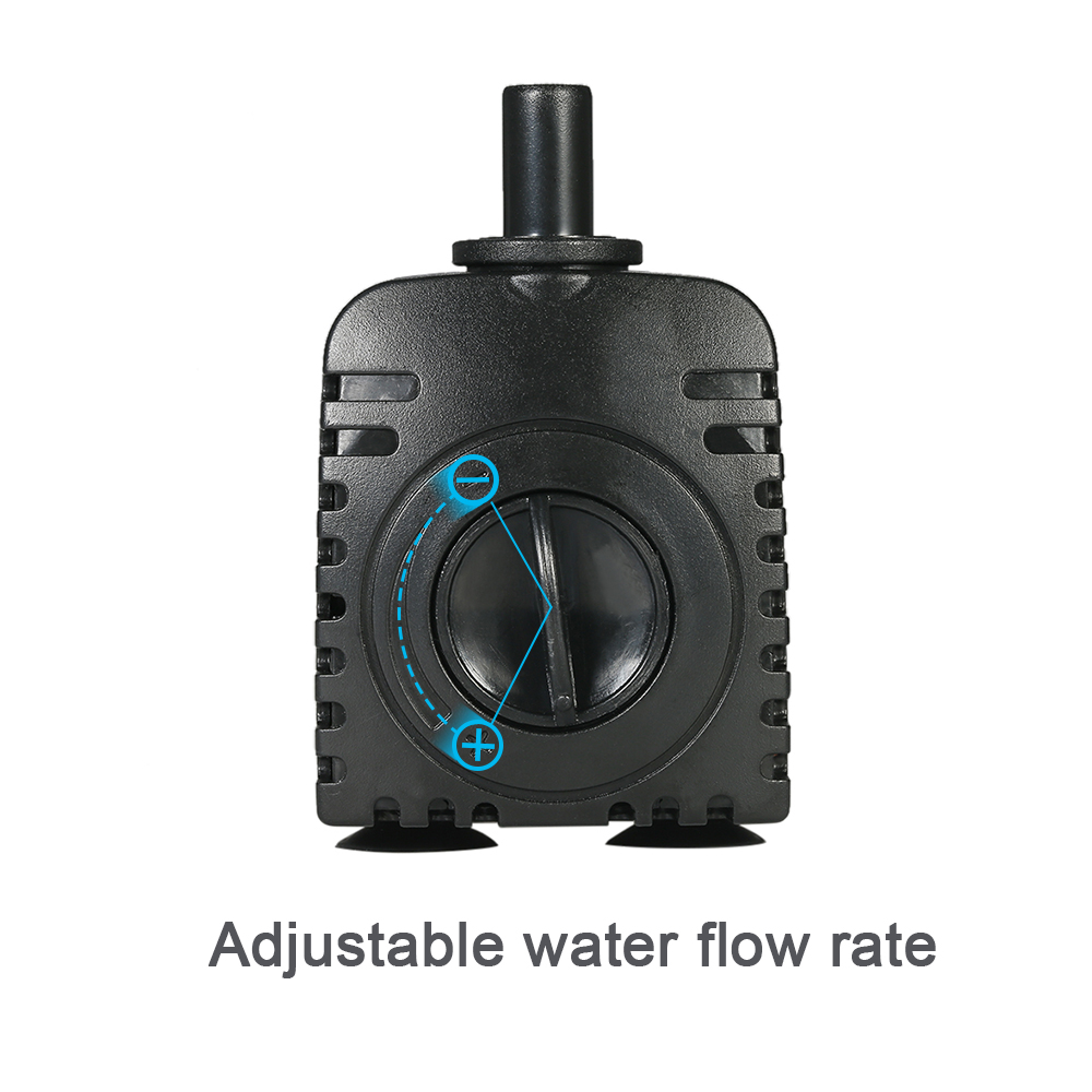 600L/H 8W Aquarium Pump Fountain Pond Mini Electric Tabletop Fountains Water Pump for Aquarium Mini Aquarium Water Pump