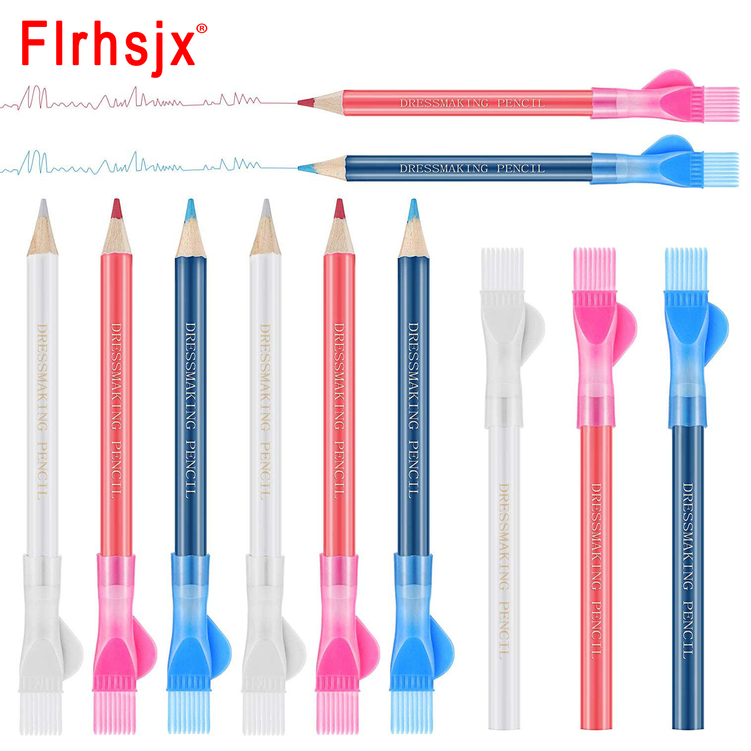Flrhsjx 3 / crayons de couture crayons de tissu à eau