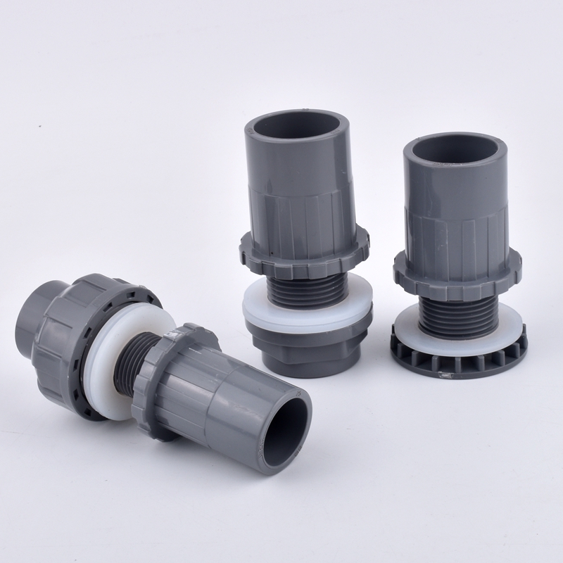 Gray 20~50mm PVC Pipe Straight Connectors Elbow Aquarium Fish Tank Supply Drainage Tube Joint Garden Watering Pipe Fittings