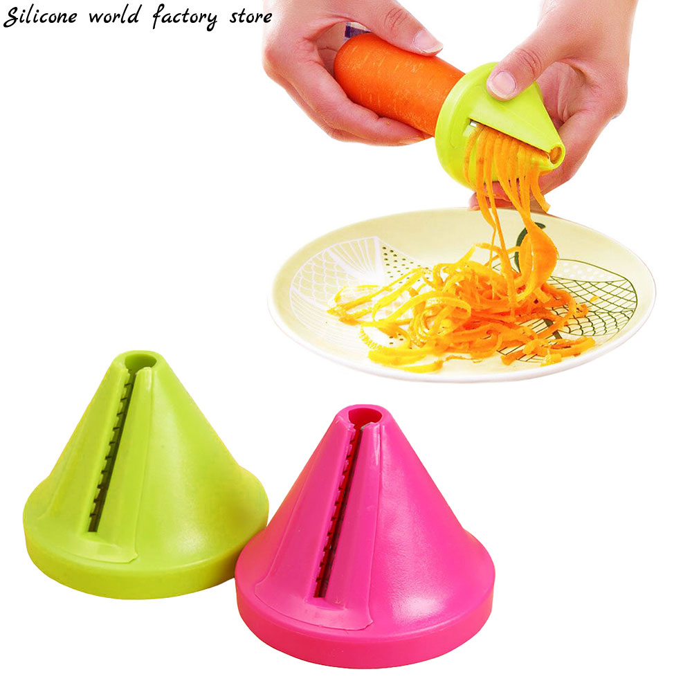 Silicone World Rotary Shredder Légumes and Fruits Peeler Peeler Manual Potato Carrot Rotary Shredder Graters Kitchen Kitchers Tools