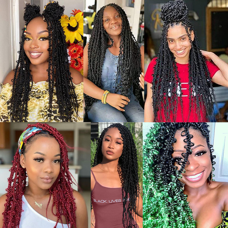 Box Butterfly Locs Crochet Hair Ombre 1b 27 30 Bug Color Soft River Senegalese Crochet Twist Box Braids Locks Butterfly Cheveux