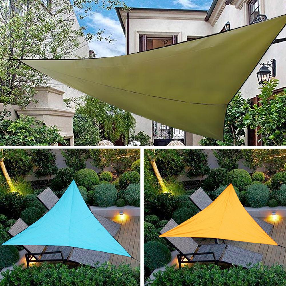 Outdoor Awning Canopy Shelters Triangle Sun Shelter Sunshade Tent Canopy Anti-UV Waterproof Sun Shade Sail Garden Awning Cloth