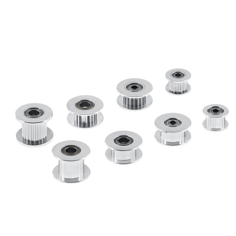 5 -stcs GT2 IDLER Timingpoelie aangedreven wiel met lagers 16/20 tandwiel boring 3/5 mm tanden breedte 6/10 mm voor 3D -printer