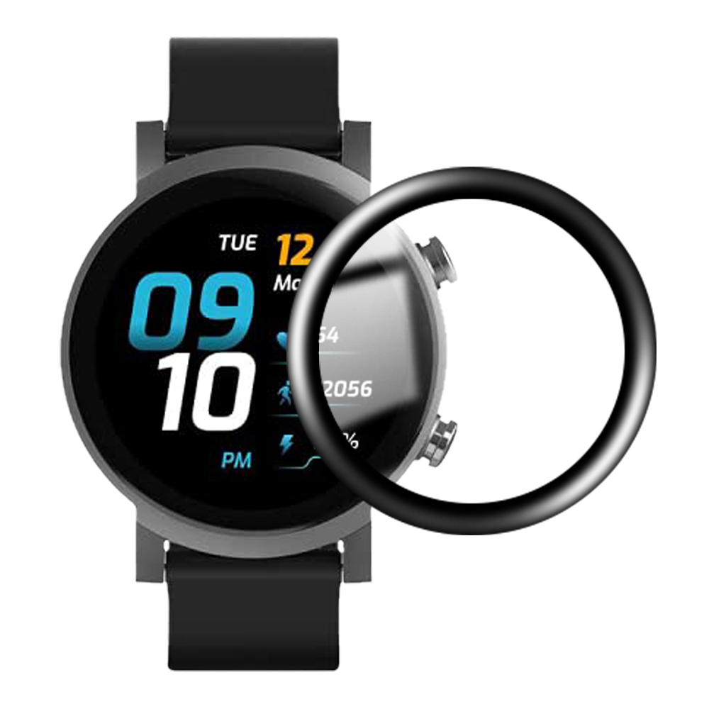 5d Soft Fiber Glass Protective Film für Ticwatch E3 Vollkrümmter Cover -Bildschirmschutz für Tic Watch E3 Smartwatch -Zubehör