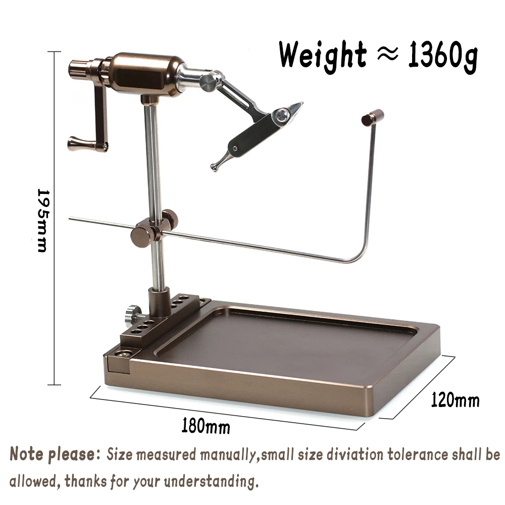 Wifreo 360 ° Fly Rotary Wying Vise Flies Attrezzi creazione di attrezzatura pesca a mosca regolabile kit di attrezzatura il produttore