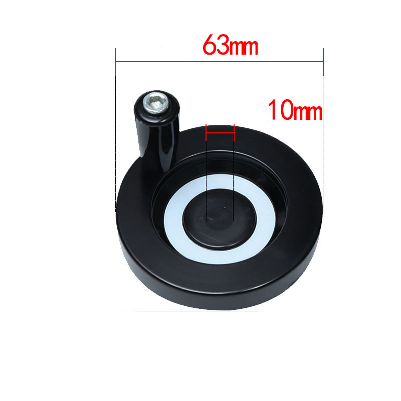 M5 M6 CNC 3D Drukarka ręczne Kółka ręczne mechaniczne obrzęka do otworu ręcznego z zdejmowanym uchwytem okrągłe akcesoria maszynowe