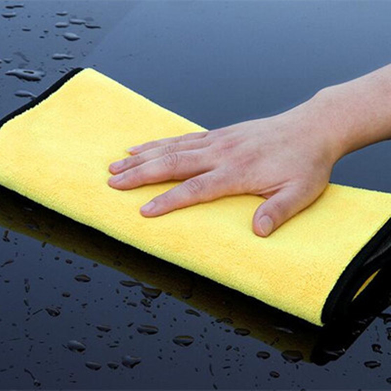 850gsm épaississer la super qualité Soins de la voiture Polissage des serviettes de lavage en microfibre douce lavage de séchage serviette de cuisine