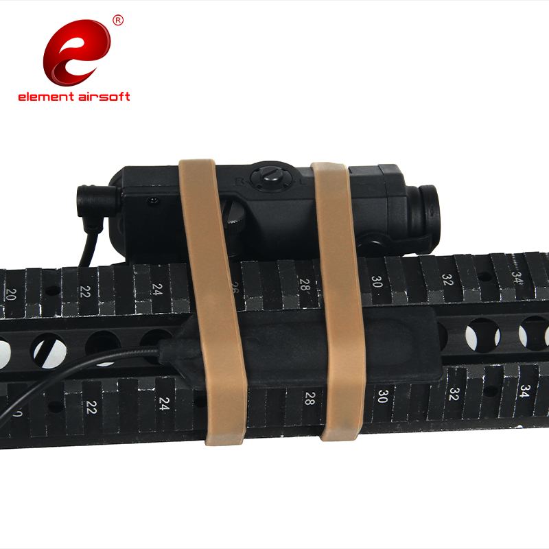 Elemento airsoft tático de alta resistência elástico anel de borracha band rifle para dbal a2 peq 15 lanterna a laser de mira /lote