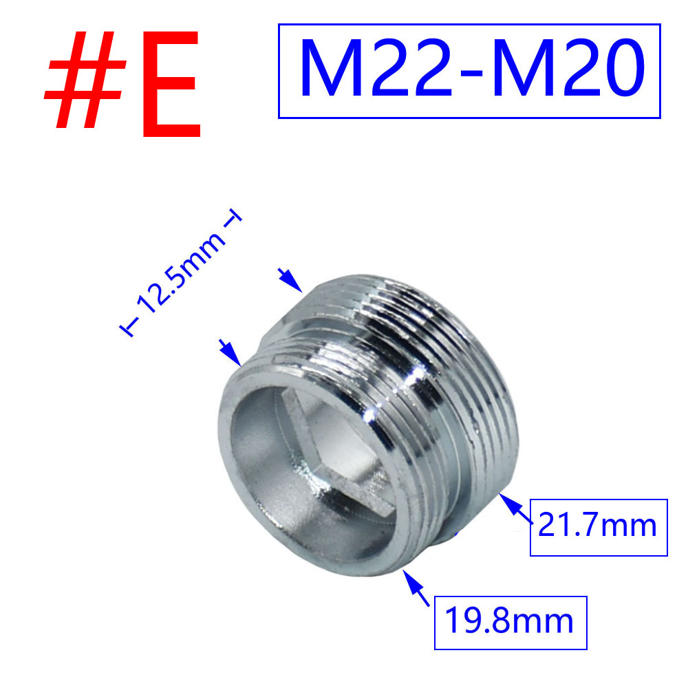 真鍮製の水貯水池タップコネクタM16 M17 M18 M19 M20 M22 M24 M28 M32 1/2 