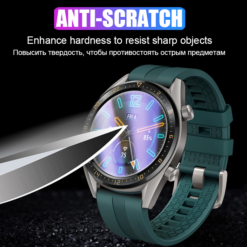 Protetor de tela de vidro temperado com raio azul para Huawei Watch GT 2 46mm Honor Magic 2 Protetive 9H Glass Film para Huawei GT2E