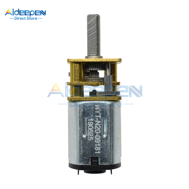 DC 3V 6V 12V GA12-N20 Micro Motor Motor de moteur Motor Gear Gear Motor 30rpm 50rpm 60rpm 100rpm 150rpm 200rpm 300rpm 600rpm 1000rpm