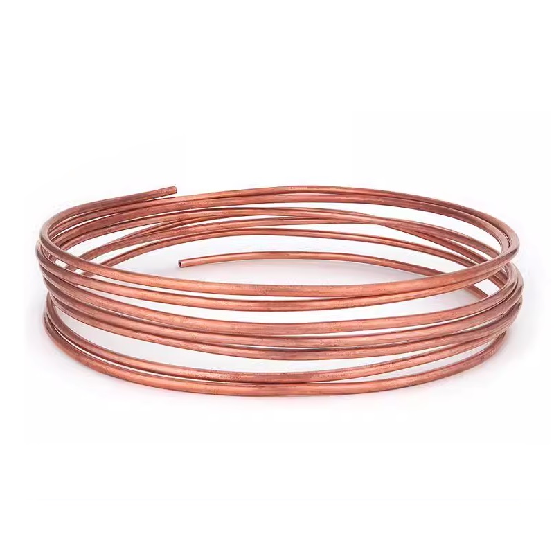 2 meter/perceel 99,9% T2 Soft Copper Tube buitendia.3/4/5/6/8 mm metalen slang Airconditioner Pijp DIY -koeling