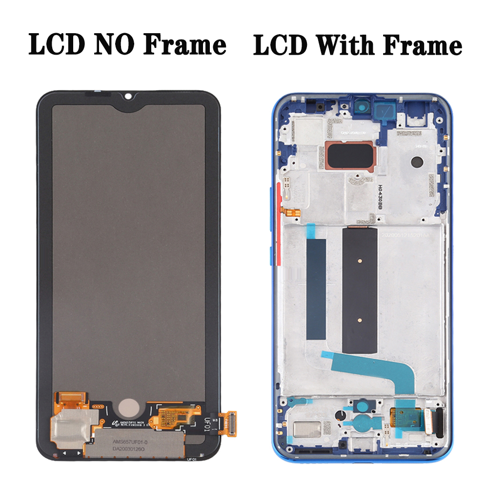 ORIGINAL PARA XIAOMI MI 10 LITE 5G LCD Display Touch Screen Substituição para Mi10 Lite 5g Mi 10lite M2002J9G Peças de reparo