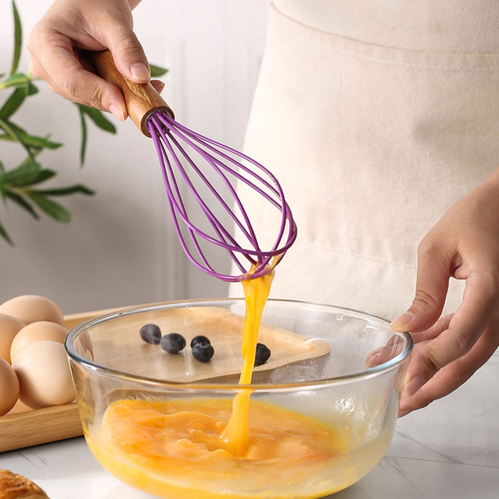 Cuisine Silicone fouet non glisser Easy Egg Beater Beat Milk frother Kitchen Ustens Kitchen Silicone Egg Beater Tool