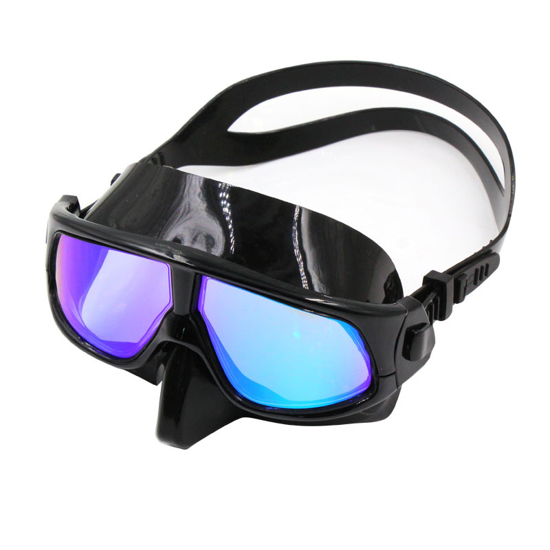 Nouveau masque d'oscillature Full Face Clear Lens anti-brouillard Masque sous-marin Lunettes de baignade Plongée de plongée de plongée