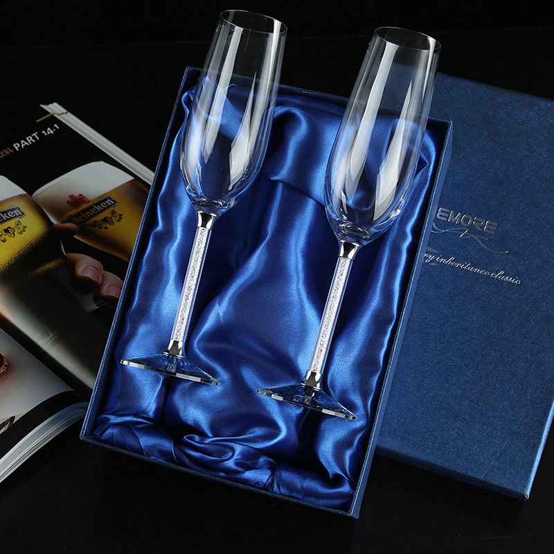 Qualité Lunettes de mariage flûtes de champagne personnalisées.