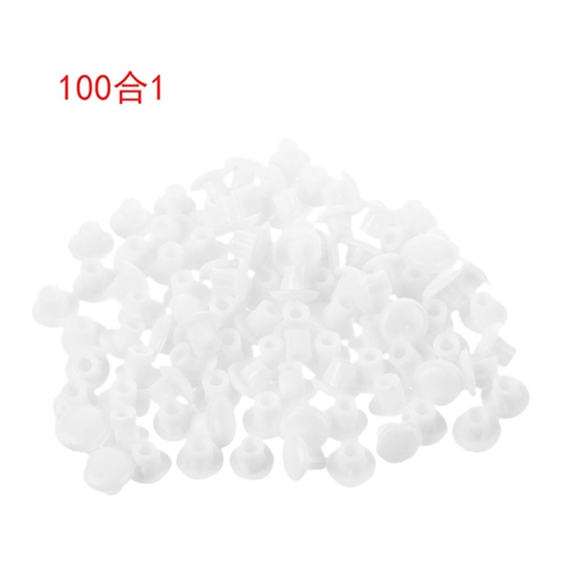 Vente chaude décor de meubles de maison 5 mm de trous en plastique blanc de forage de forage de couverture d'image