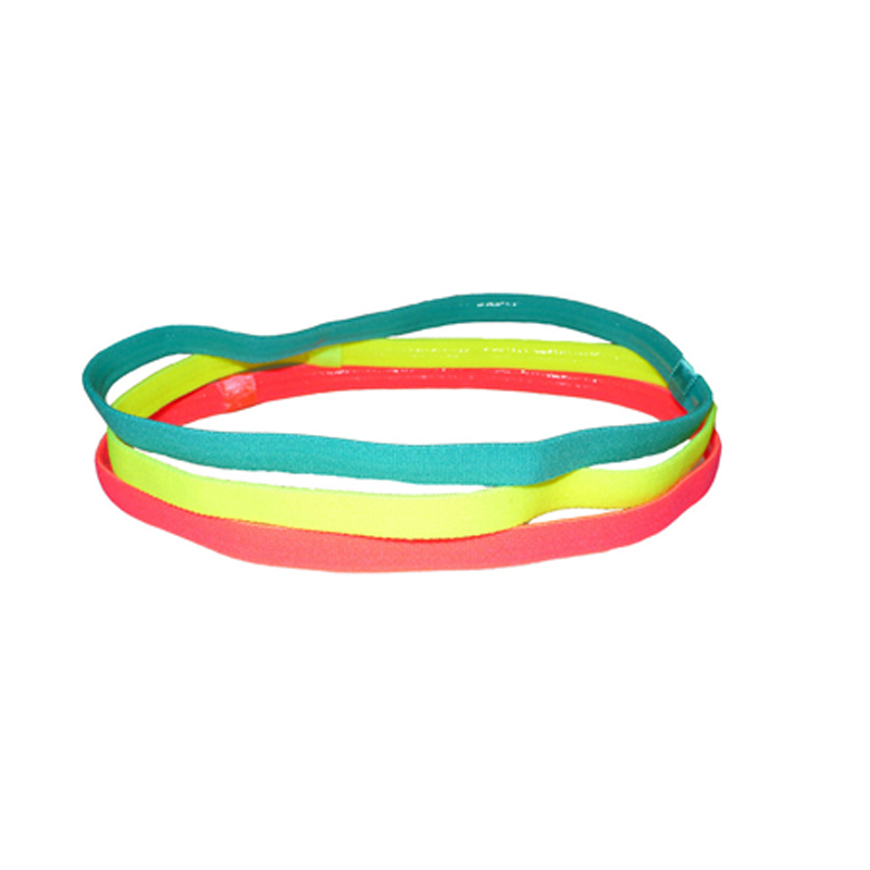 Candy Color Women Men Yoga Hair Bands Thin Sports Pannband Girls Sport Anti-Slip Sweatband Elastic Hair Band Hair Accessories