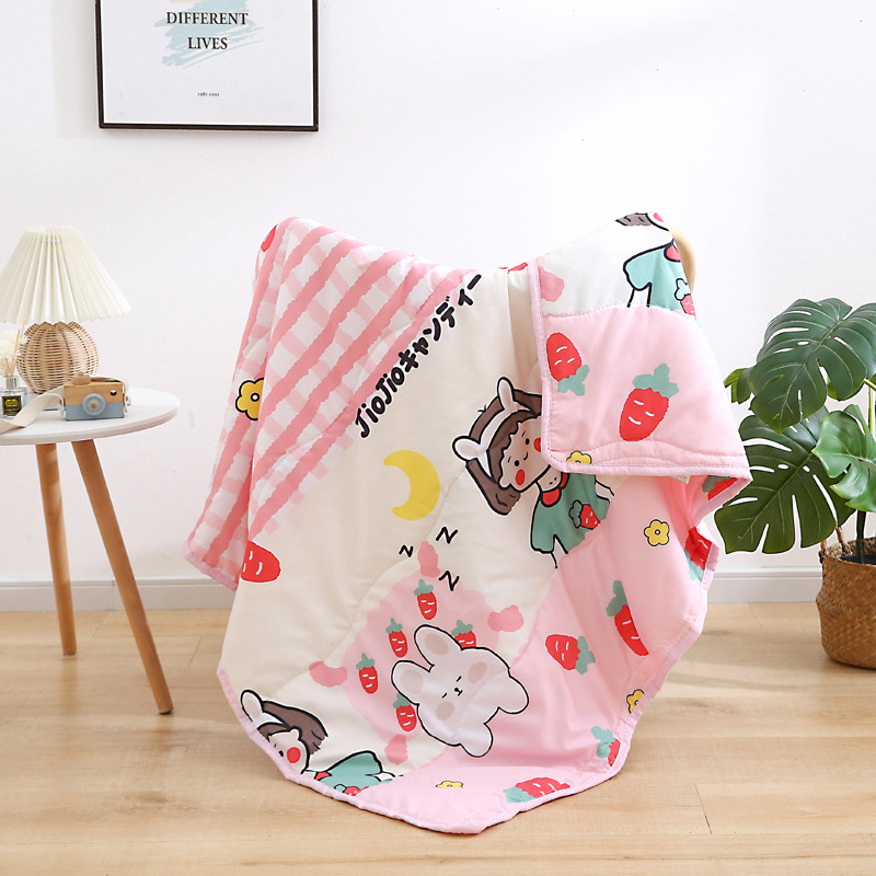 Summer Cool quilt voor kinderen, quilt met airconditioning, ademende pasgeboren quilt, Super Soft Printing-deken