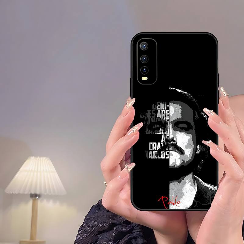 Narcos TV Series Pablo Escobar Phone Case pour Vivo Y95 Y93 Y20 V19 V17 V15 Pro X60 NEX Soft Black Funda