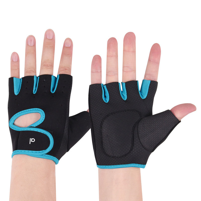 Gymoefenaarhandschoenen Verzekering Verzekeringsmensen Write Handbescherming Ademend fietsen en klimhandschoen Women's Fitness Yoga Finger Covers