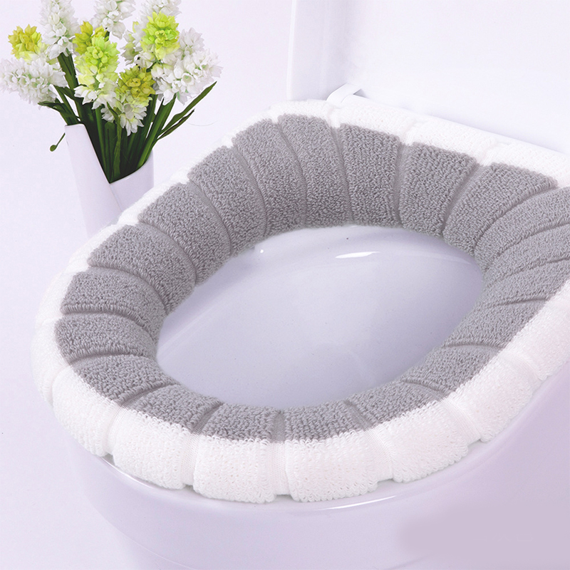 Toilettensitz wärmer Winter Komfortable Weichheizte Waschmaschine Toilettensitz Matte Badezimmer Zubehör für Wohnkultur Conestool Matte