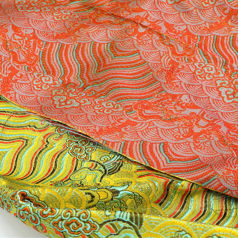 Blossom Style Brocade Setin Fabric Damasco Jacquard Fantasia estofamento de mobiliário de roupas de cortina de cortina por medidor