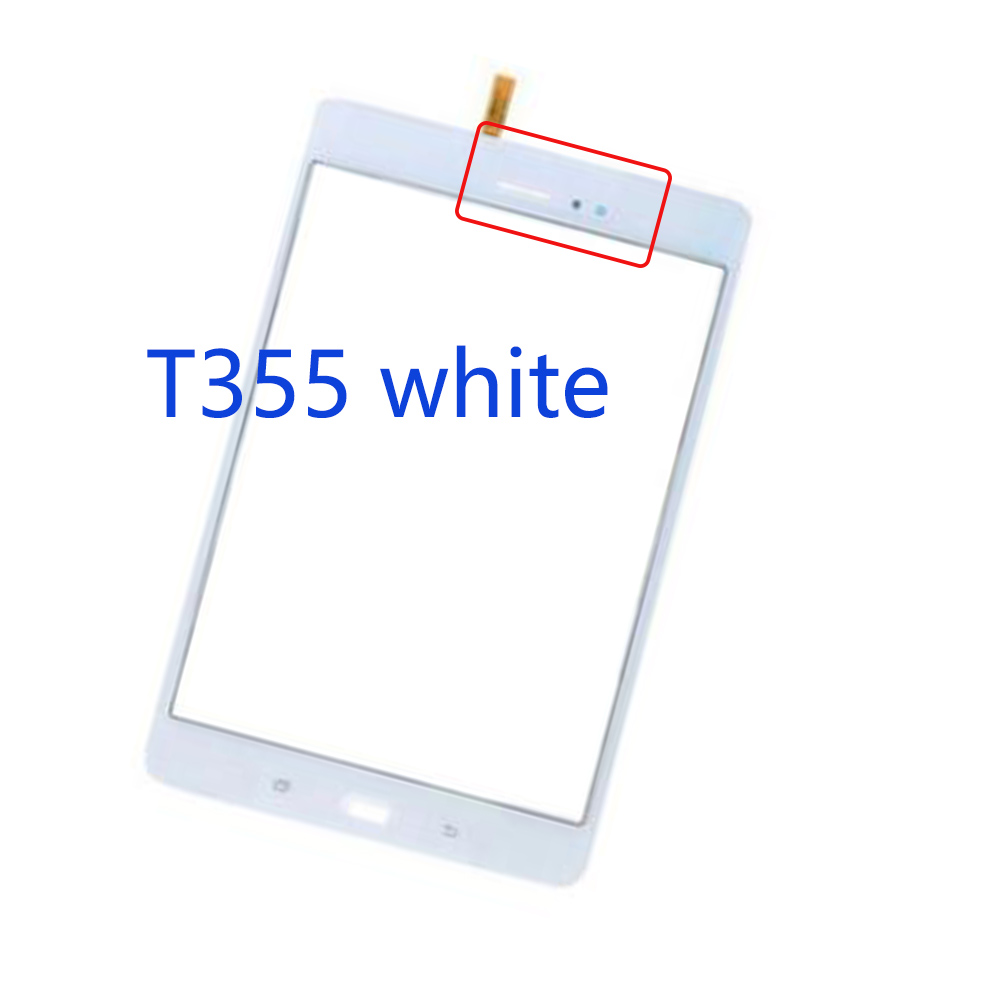 8,0 pouces pour Samsung Galaxy Tab A 8.0 T355 T350 SM-T355 SM-T350 Tac à écran tactile Capteur de capteur Pannet en verre Remplacement