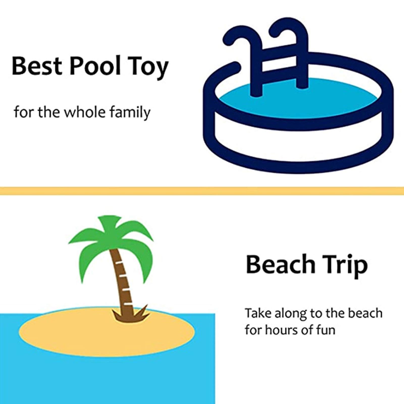 1/再利用可能なゲームビーチスポーツキッズ面白いおもちゃ娯楽インタラクティブな夏浸すスプラッシュボールプールアクセサリー