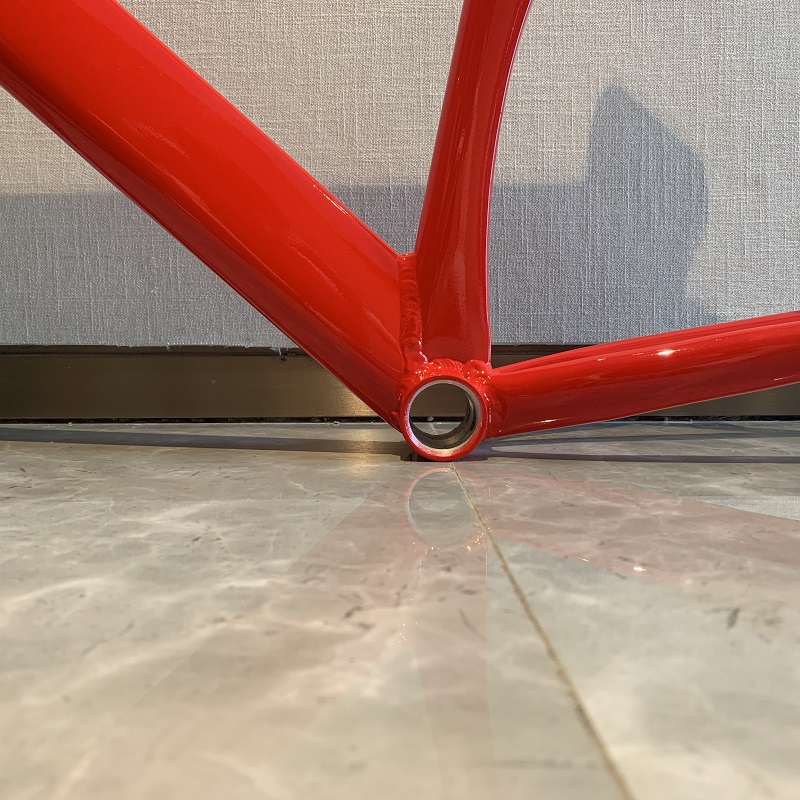 Frame muscolare grigio 700c bici telai bici da rosso 6061-t6 telaio a marcia fissa in alluminio 52 cm Fixie Framest Include SeatPost