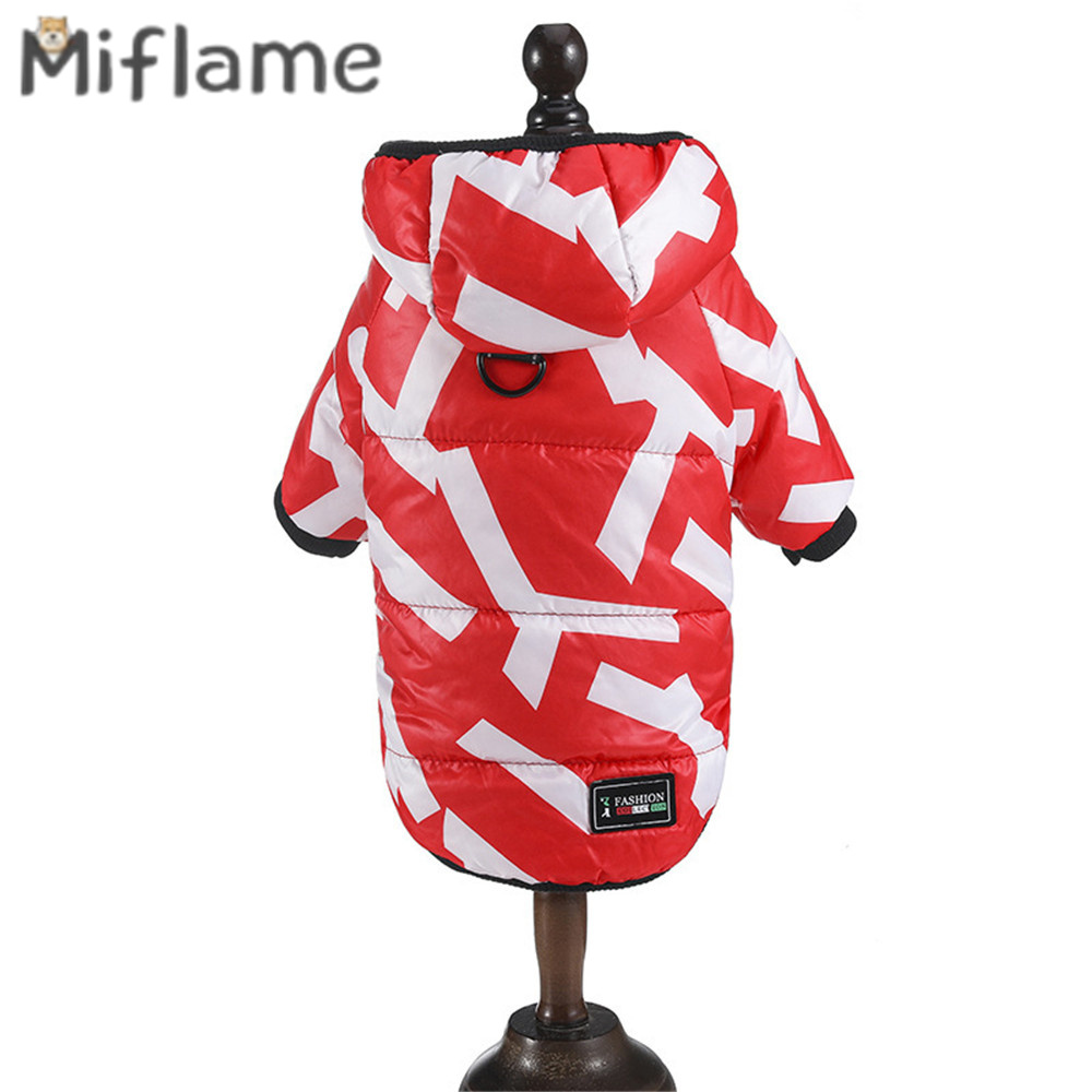 Miflame winter warme jas jas voor honden kleding verdikken puppy trui schnauzer corgi casual kleine honden hoodies schattige huisdieren outfit