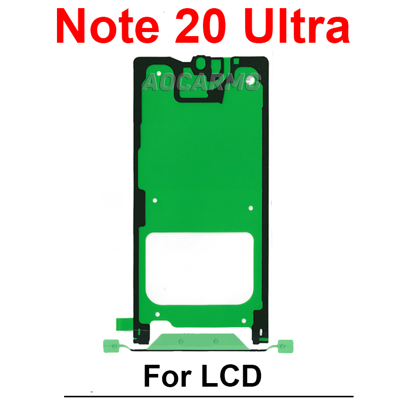 För Samsung Galaxy Note 4 7 8 9 10 Plus Lite 10Plus Note 20 Ultra Front Adhesive LCD Display Sticker Lim Tape