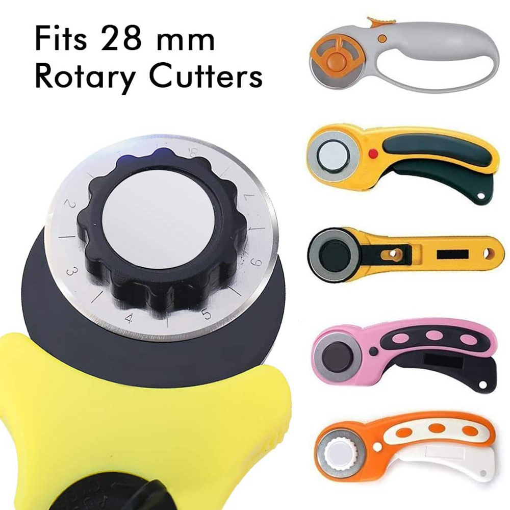 2 à 45 mm Rotary Cutter lames pointues et durables Remplacement des lames de coupe pour le banc de bandoulière Artisanat d'arts de couture