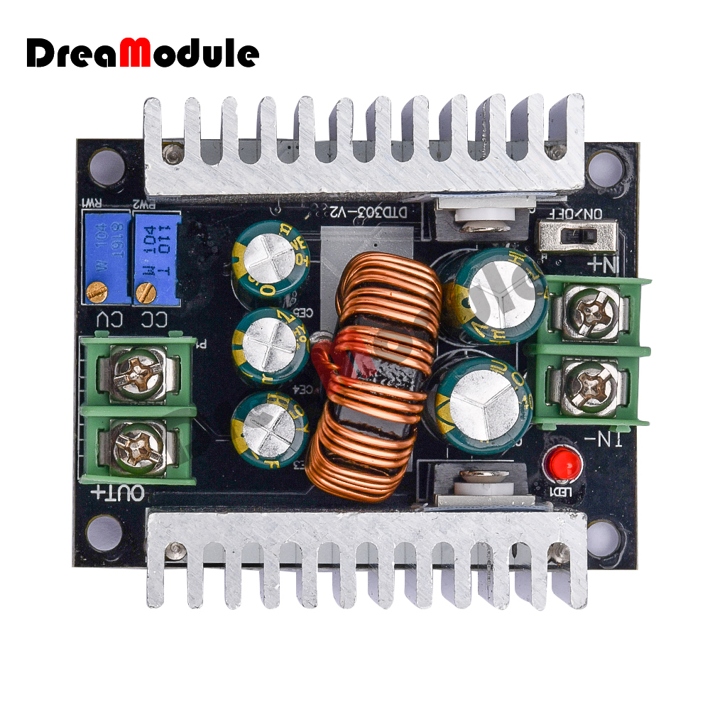 200W15A 8-60V Justerbar DC-DC Steg ned Buck Converter 12V 24V 48V till 5V spänningsregulator Power Module Supply Transformer