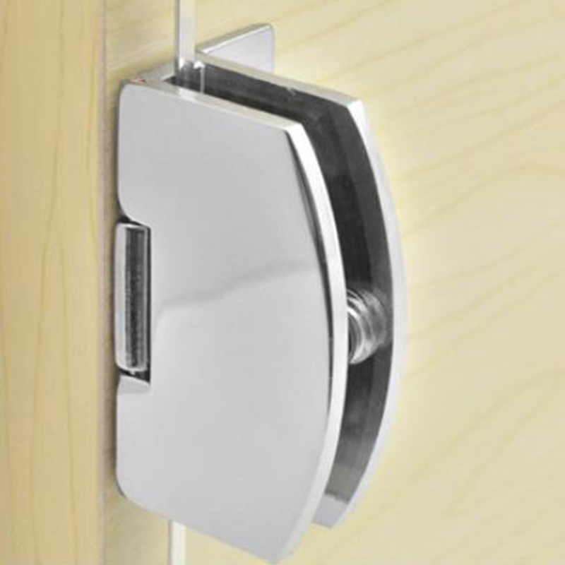 Glazen kastdeur scharnier met schroeven Kast Kastinstelling Kast Gate klem scharnieren Meubels Hardware voor 5-8 mm glas