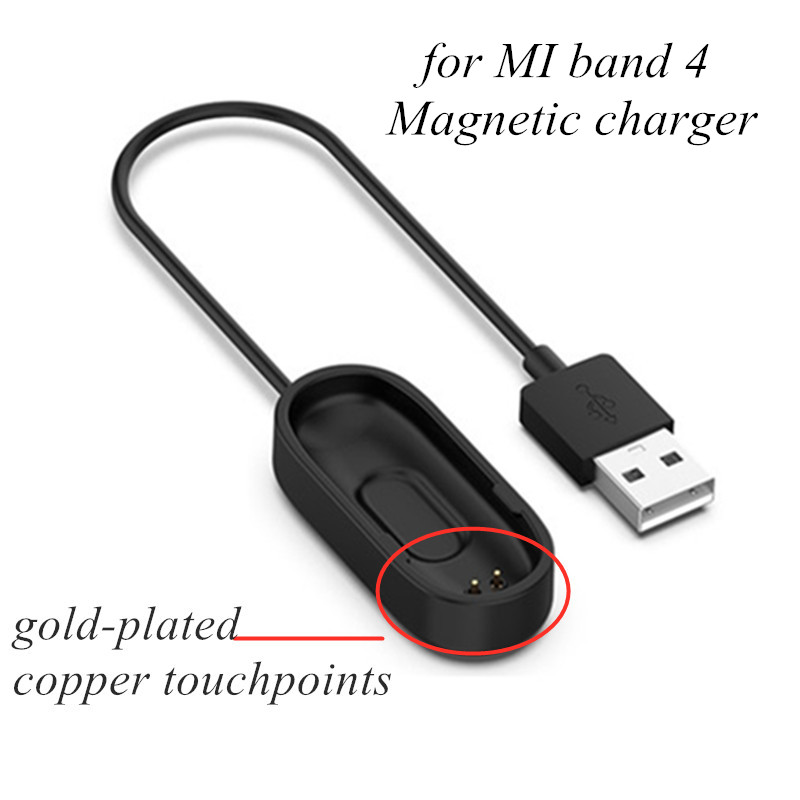 Caricatore Adattatore USB Xiaomi Mi Band 6 5 4 Miband 3 2 Bracciale Xiomi Mi Banda 5 Caricamento Clip di ricarica USB Clip Caricatore