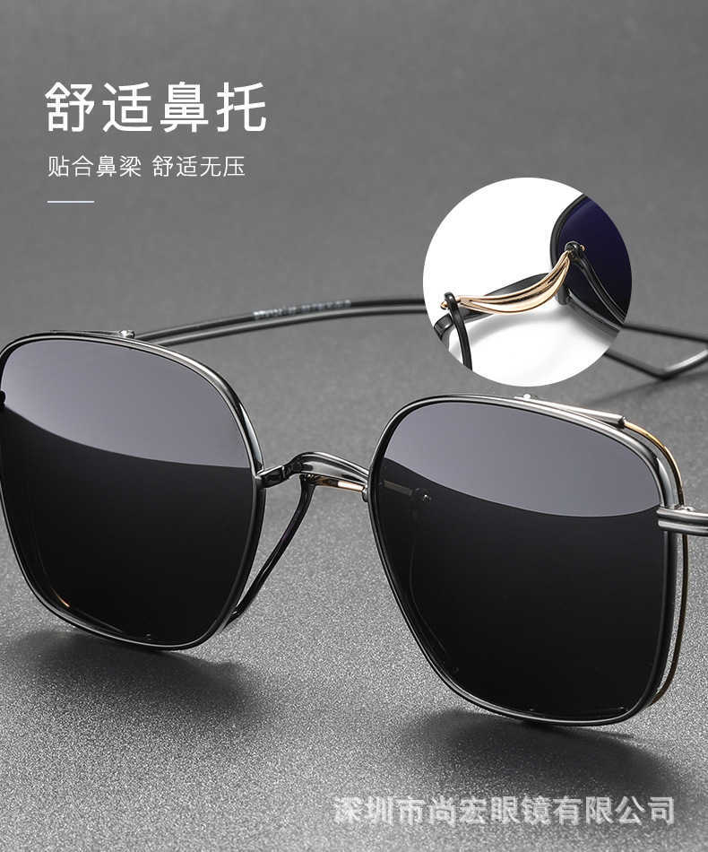 Aa Sungass of the Dita 2023 Nouvelles lunettes de soleil polarisées Dita Style 124 Fashion Trend Mens Mens Outdoor Driving Sungass