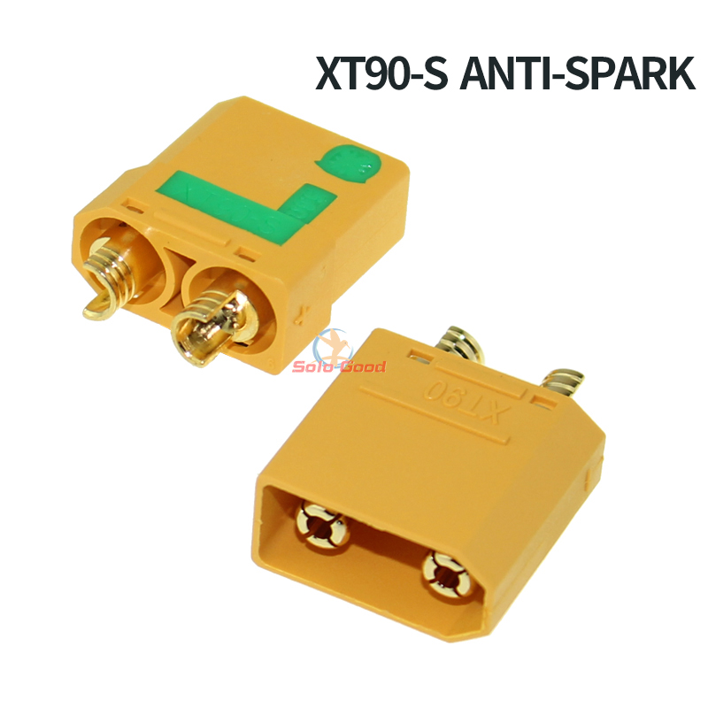 Original Amass XT90S XT90-S XT90 Connector Anti-Spark Male Female Connector with Housing Sheath for Battery ESC and Charger Lead