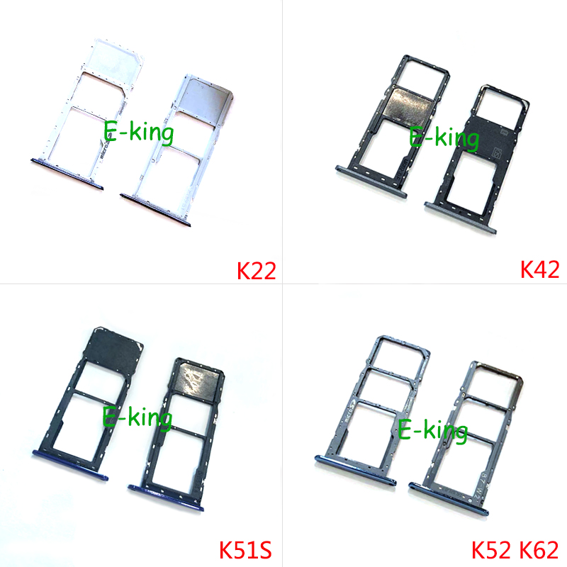 Pour LG K22 K42 K52 K62 K41S K51S K61 K71 SIM Carte Tray Holder Card Slot Adapter