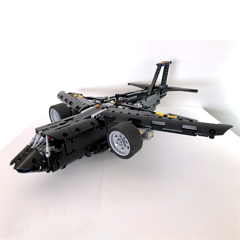 Technical 42111 DOM's Dodge Charger Mechanizmy Zmodyfikowane MOC Cargo samolot Build Block Education