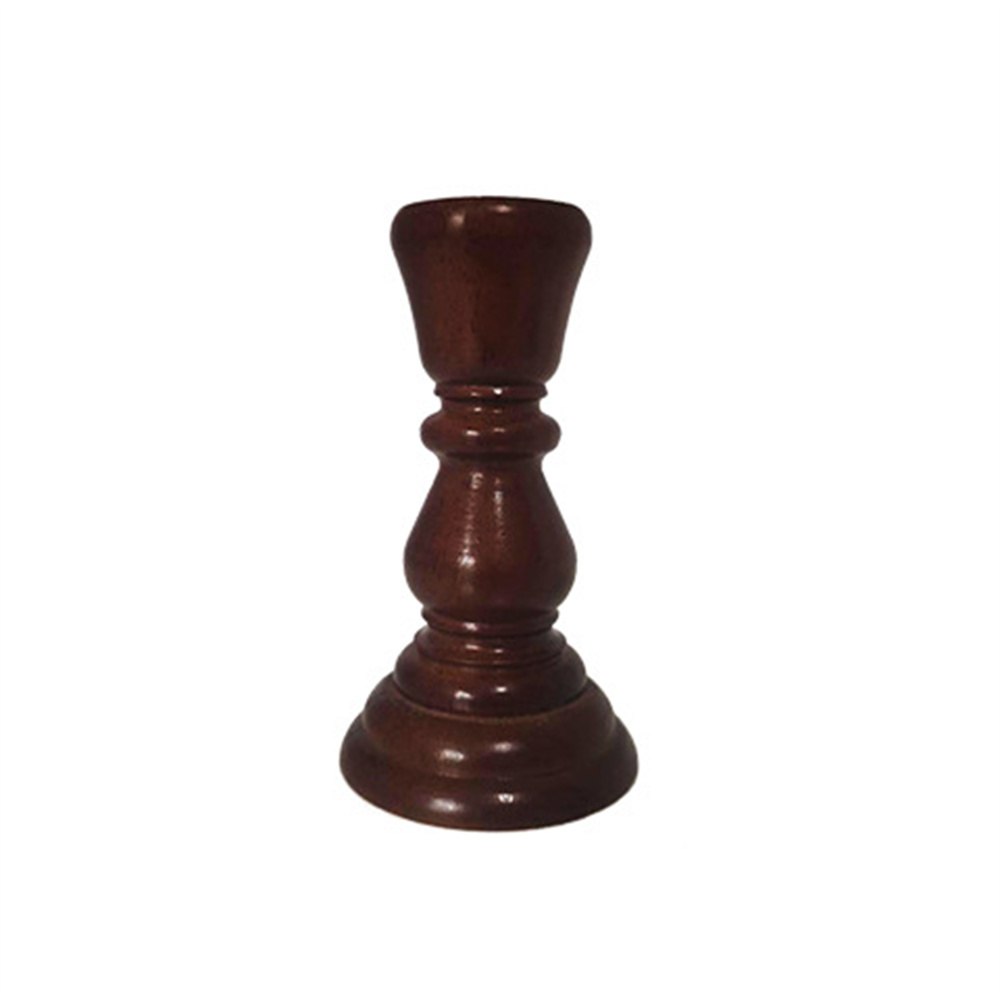 Wooden Vintage Candlestick Holder Classic Handmade Craft Candlesticks Candle Holder Home Wedding Party Table Decoration